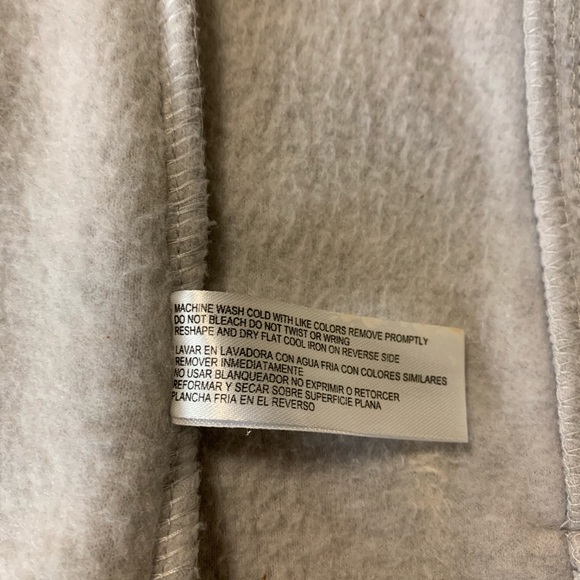 Fuzzy hooded zippered sweatshirt/jacket - Picture 5 of 8